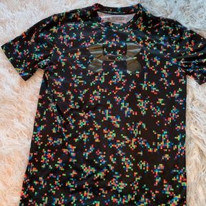 Multi-Color Boys Under Armour Athletic Tee XXL